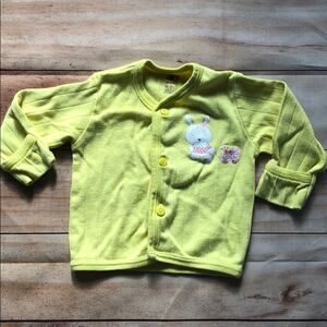 🍭6/$30 Easter bunny cotton cardigan - nb
